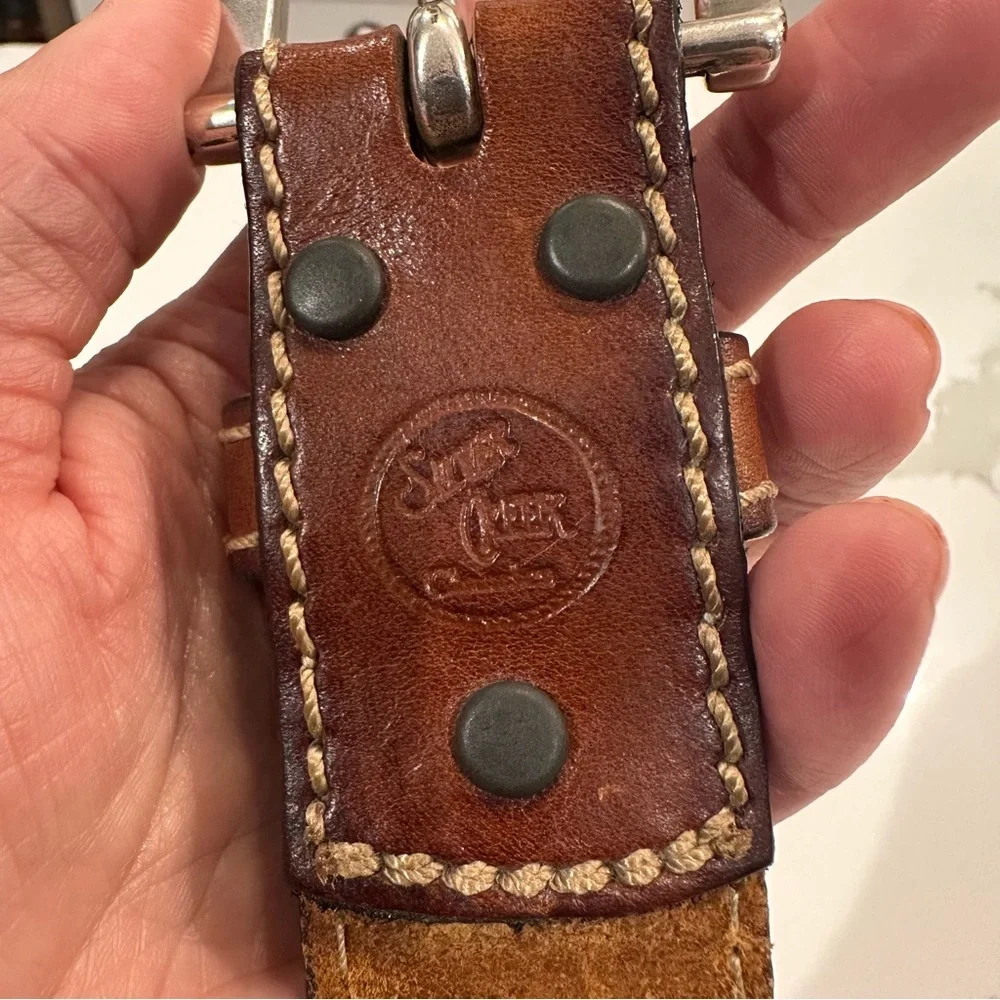 Orvis leather from stitching